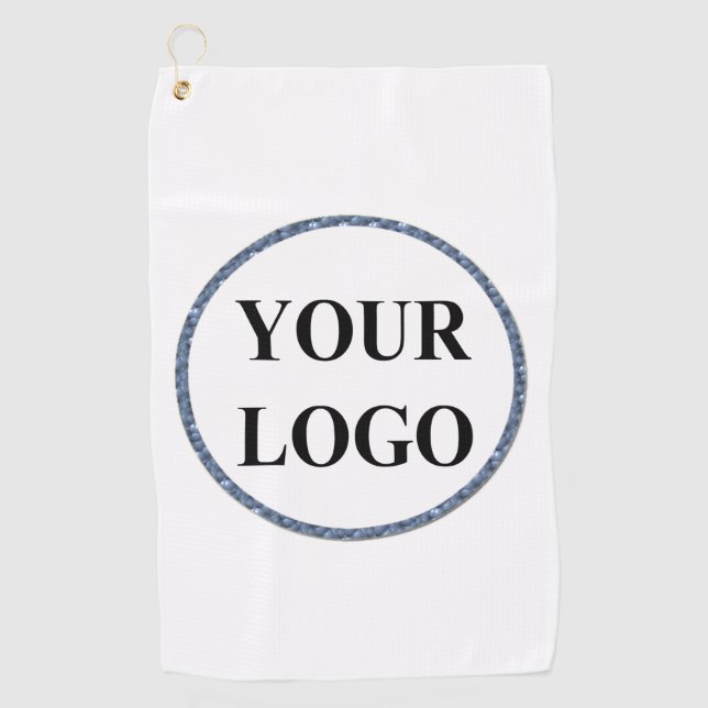 Personalized Men Gifts Golfer Customized LOGO Golf Towel (Front)