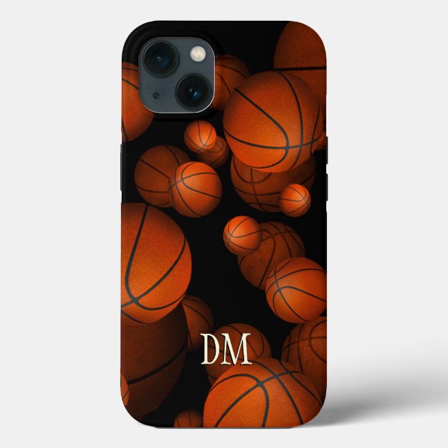 personalized men's basketball Case-Mate iPhone case (Back)