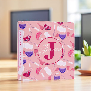 Personalized Menstrual Health Tracker Binder