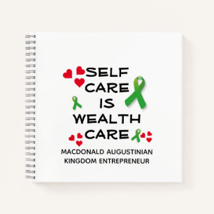 Personalized Mental Health SELF CARE Christian Notebook