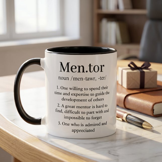 Personalized Mentor Definition Mug Teacher Gifts (Creator Uploaded)
