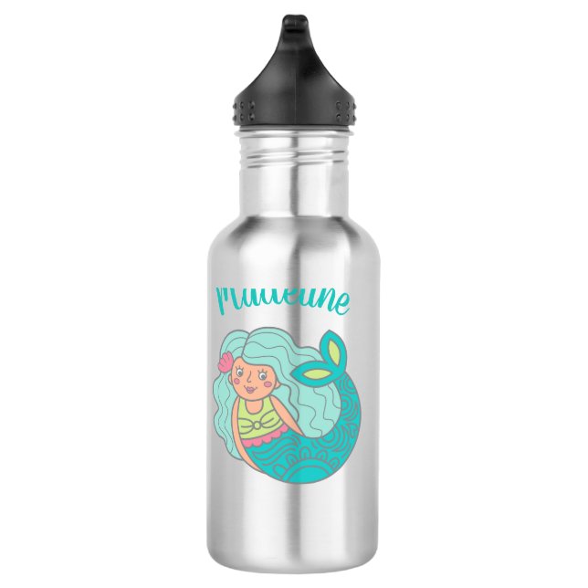 Personalized Mermaid 710 Ml Water Bottle (Right)