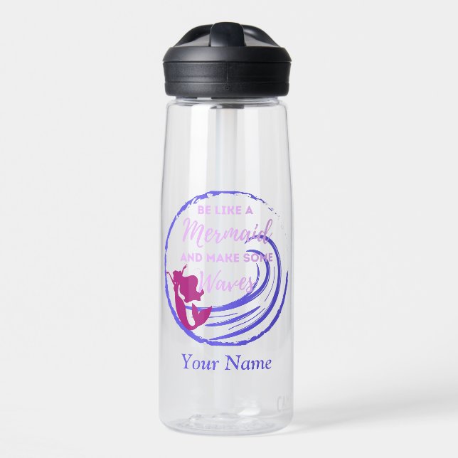 Personalized Mermaid Camelbak Water Bottle (Front)