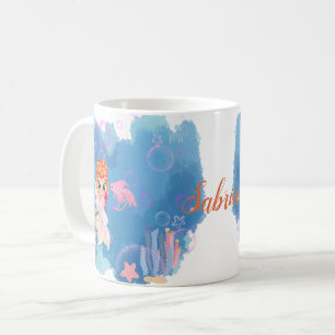 Personalized Mermaid  Coffee Mug