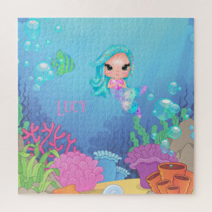 Personalized Mermaid Jigsaw Puzzle