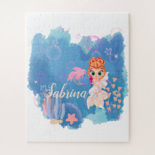 Personalized Mermaid Jigsaw Puzzle