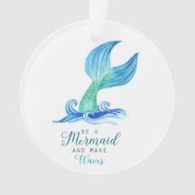 Personalized Mermaid Ornament
