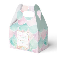 Personalized Mermaid Party Favour Box | Under the