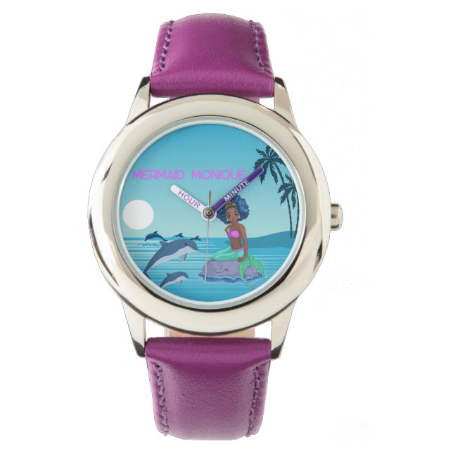Personalized Mermaid  Watch (Front)