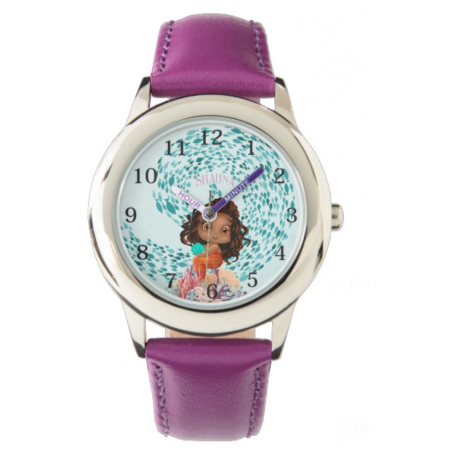 Personalized Mermaid  Watch (Front)
