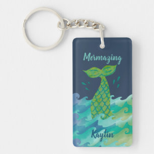 Personalized Mermazing Mermaid Keychain