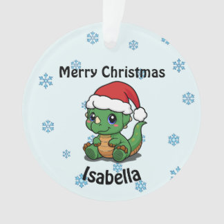Personalized Merry Christmas Acrylic Ornament