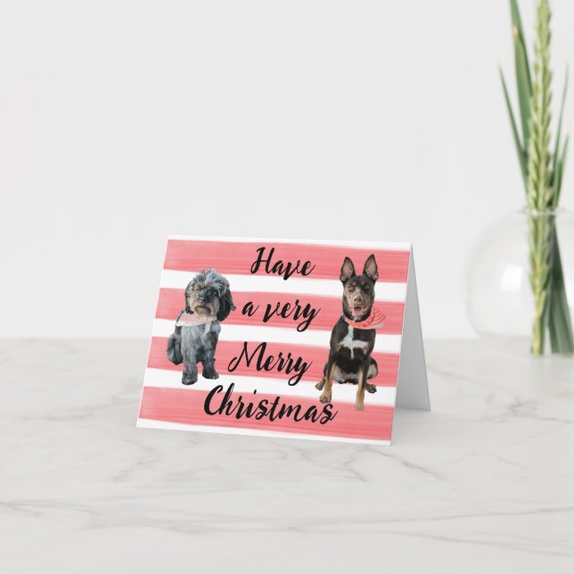 Personalized Merry Christmas Card (Front)
