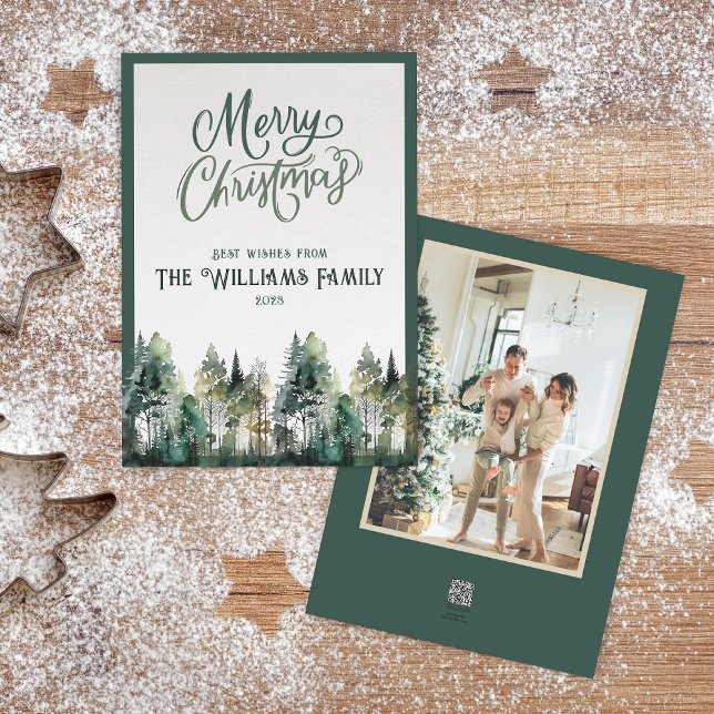 Personalized Merry Christmas Card with Photo (Creator Uploaded)
