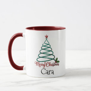Personalized Merry Christmas Custom Name Gift For  Mug