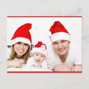 Personalized Merry Christmas Custom Photo Postcard