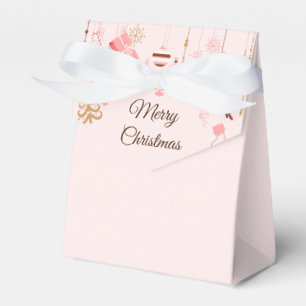 Personalized Merry Christmas Favor Box