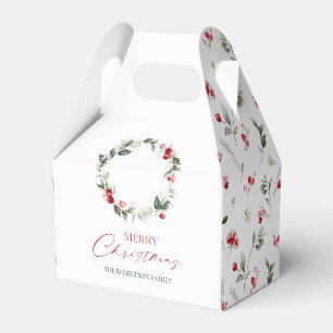 Personalized Merry Christmas Favour Box