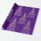 Personalized Merry Christmas Gold Tree Purple