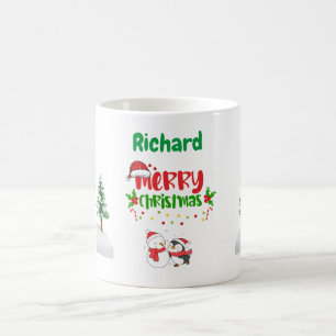 Personalized Merry Christmas Mug