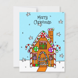 Personalized Merry Christmas   Postcard