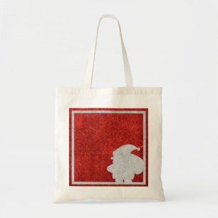 Personalized Merry Christmas Santa Claus Tote Bag
