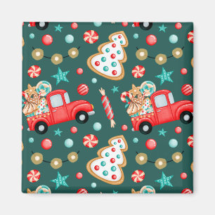 Personalized Merry Christmas Watercolor      Magnet