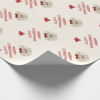 Personalized Merry Christmas wrapping paper