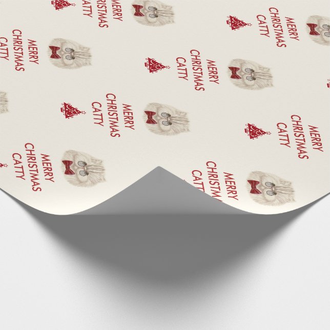 Personalized Merry Christmas wrapping paper (Corner)