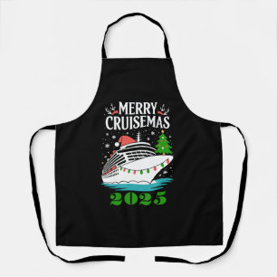 Personalized Merry Cruisemas Cruise Ship Family Apron
