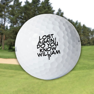 Personalized Message Custom Name Golf Balls