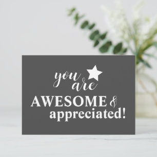 Personalized Message "Employee Appreciation" Thank You Card
