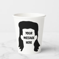 Personalized Message Funny Mullet Illustration