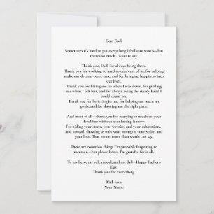 personalized Message Photo Card