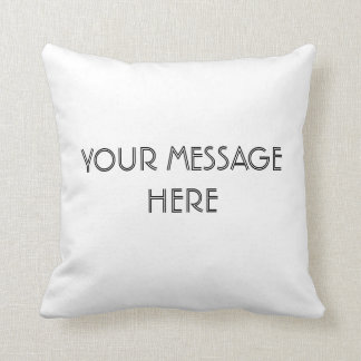 Personalized Message Throw Pillow