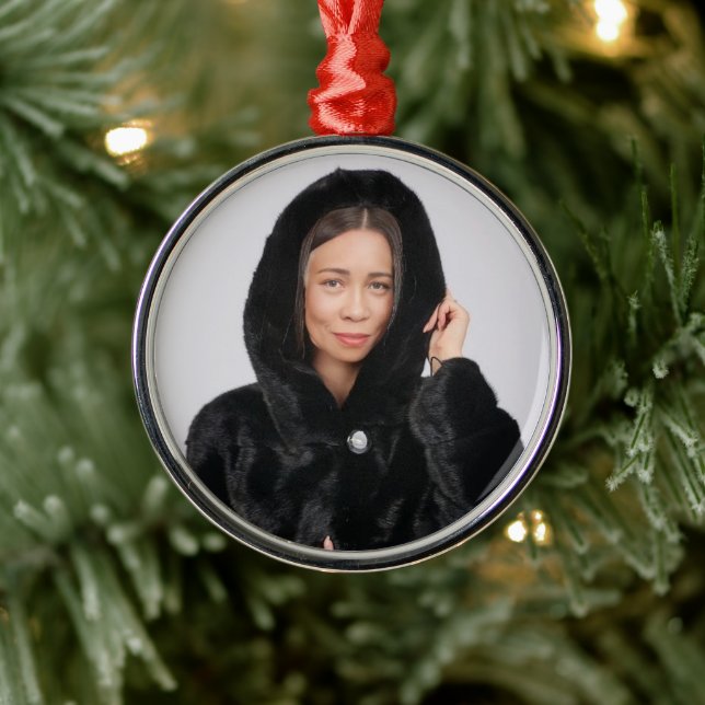 Personalized  metal ornament (Tree)
