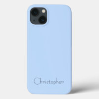Personalized Metallic light blue Radial Texture