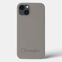 Personalized Metallic natural titanium Radial