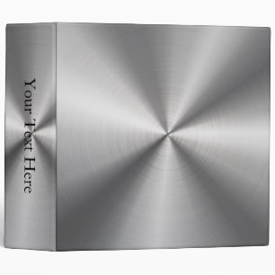 Personalized Metallic Radial Texture Binder