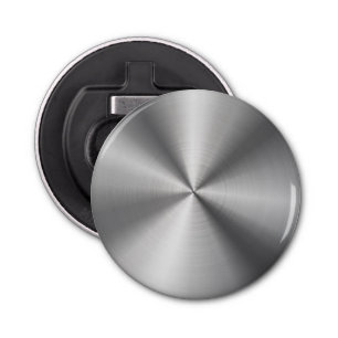 Personalized Metallic Radial Texture Bottle Opener