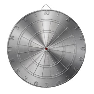 Personalized Metallic Radial Texture Dartboard