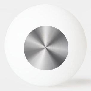 Personalized Metallic Radial Texture Ping Pong Ball