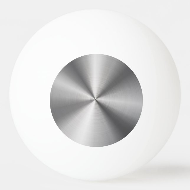 Personalized Metallic Radial Texture Ping Pong Ball (Front)