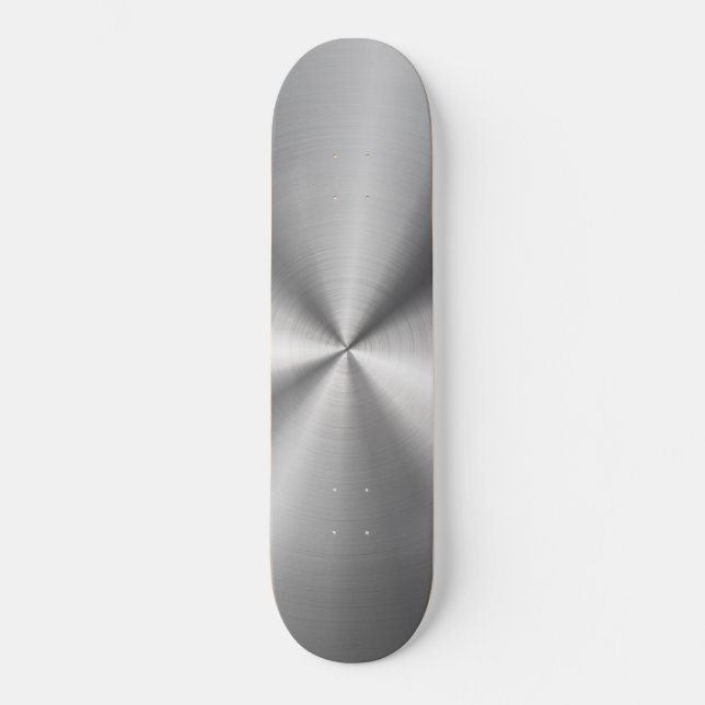 Personalized Metallic Radial Texture Skateboard (Front)
