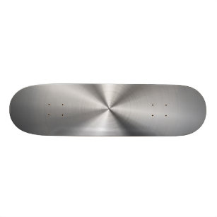 Personalized Metallic Radial Texture Skateboard