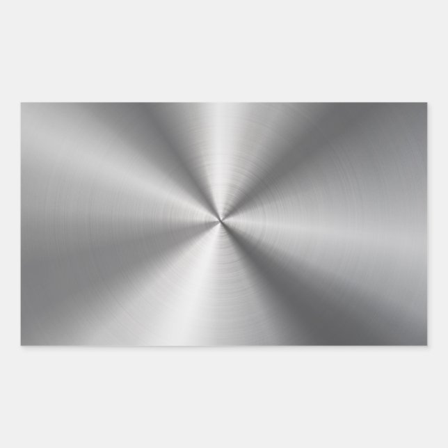 Personalized Metallic Radial Texture Sticker (Front)