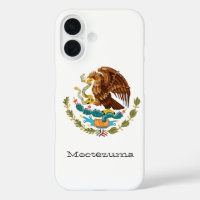 Personalized Mexican Eagle Side Green Red Lines