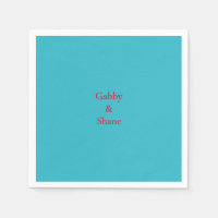 Personalized Mexican Turquoise Couples Shower