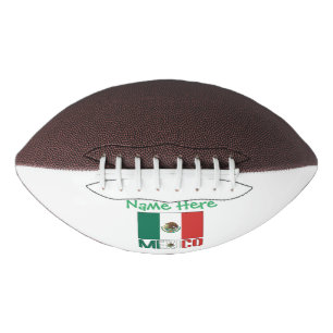 Personalized Mexico Flag Football