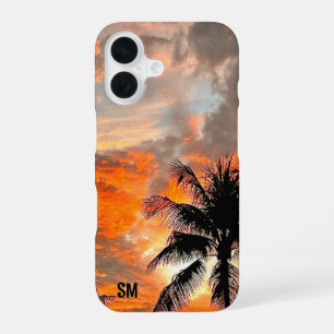 Personalized Miami Sunset Sturdy Apple iPhone Case